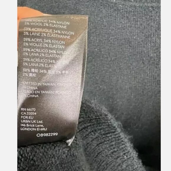 Free People Slouchy Tunic Sweater | Size Large | NWT - Picture 4 of 9